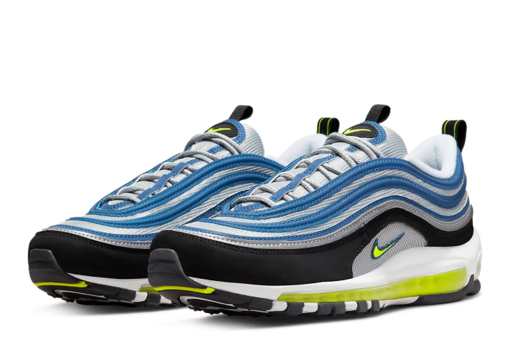 Nike Air Max 97 OG – Atlantic Blue / Volt / Black / Wolf Grey