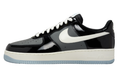 Nike Air Force 1 Low – Patent Black / Summit White / Ice Blue