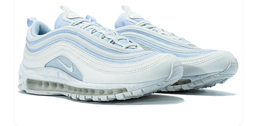 Nike Air Max 97 – White / Pure Platinum / Blue Tint