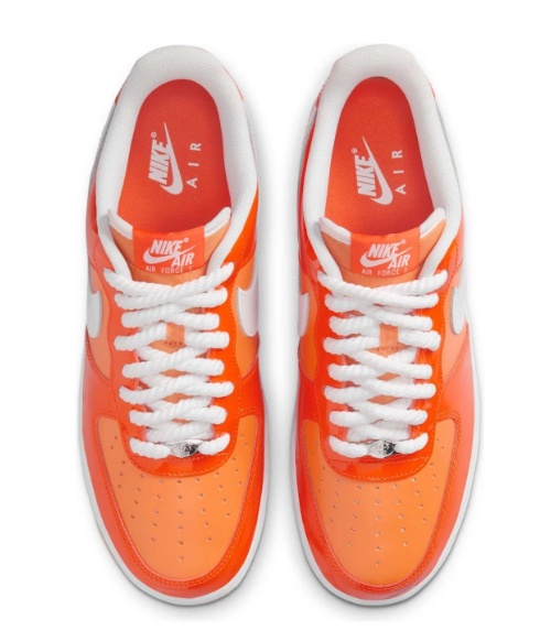 Nike Air Force 1 Low – Safety Orange / Patent / White