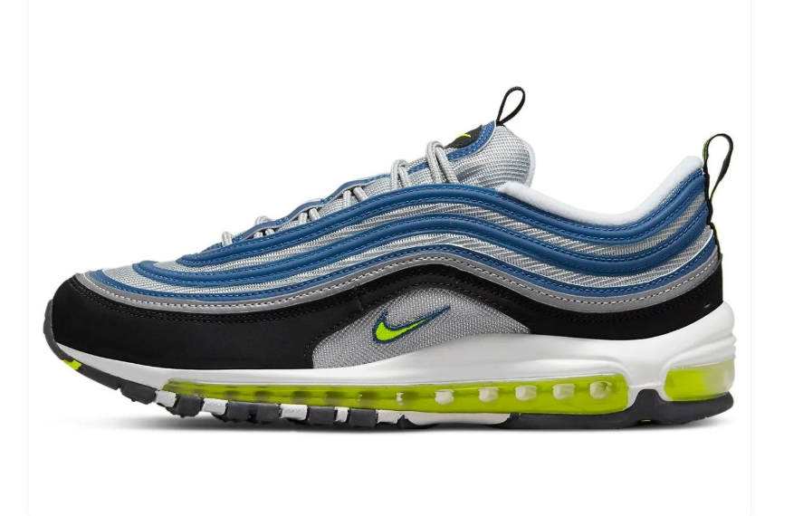 Nike Air Max 97 OG – Atlantic Blue / Volt / Black / Wolf Grey