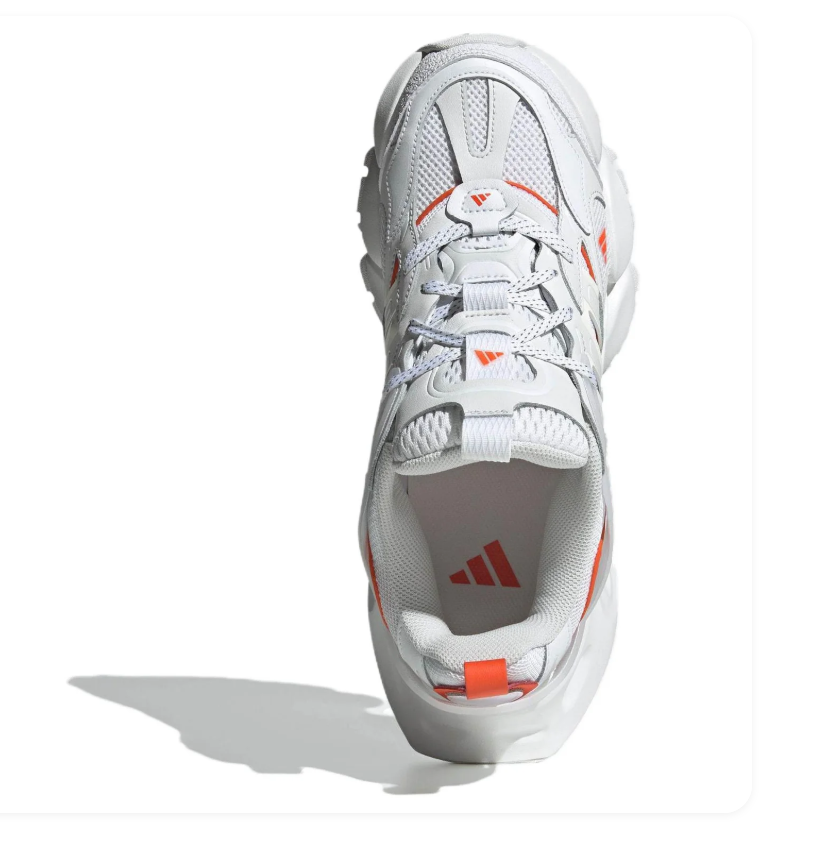 Adidas XLG Runner – Crystal White / Off White / Impact Orange