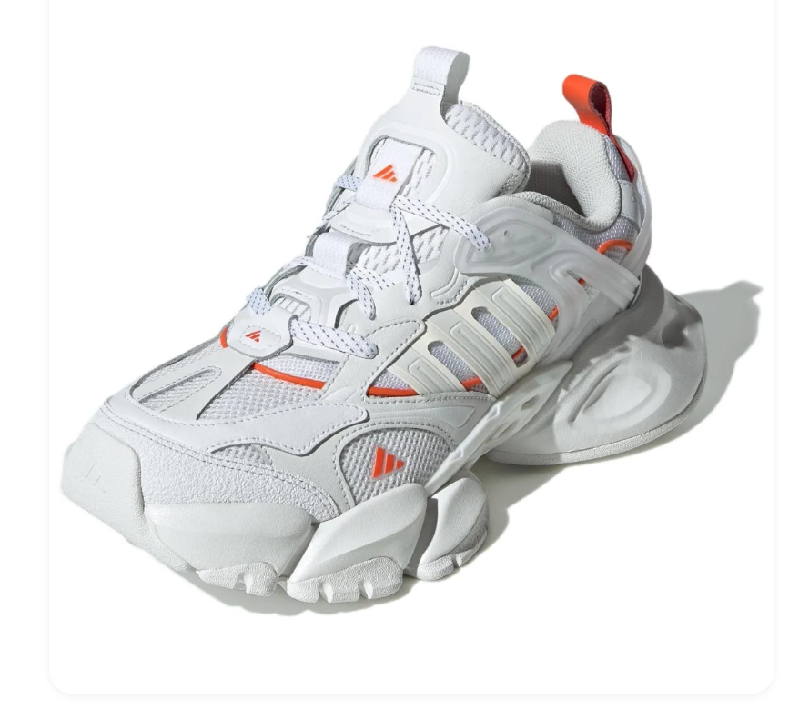 Adidas XLG Runner – Crystal White / Off White / Impact Orange