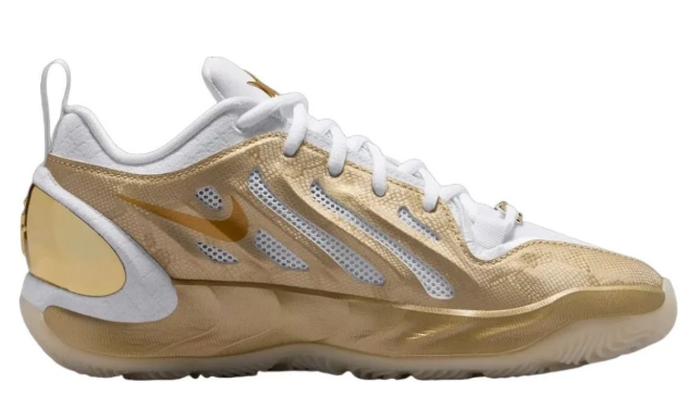 Nike Air Zoom G.T. Hustle 2 – Metallic Gold / White