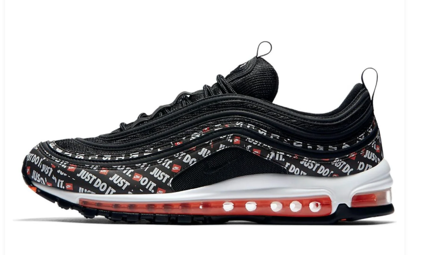 Nike Air Max 97 “Just Do It” – Black / Total Orange / White